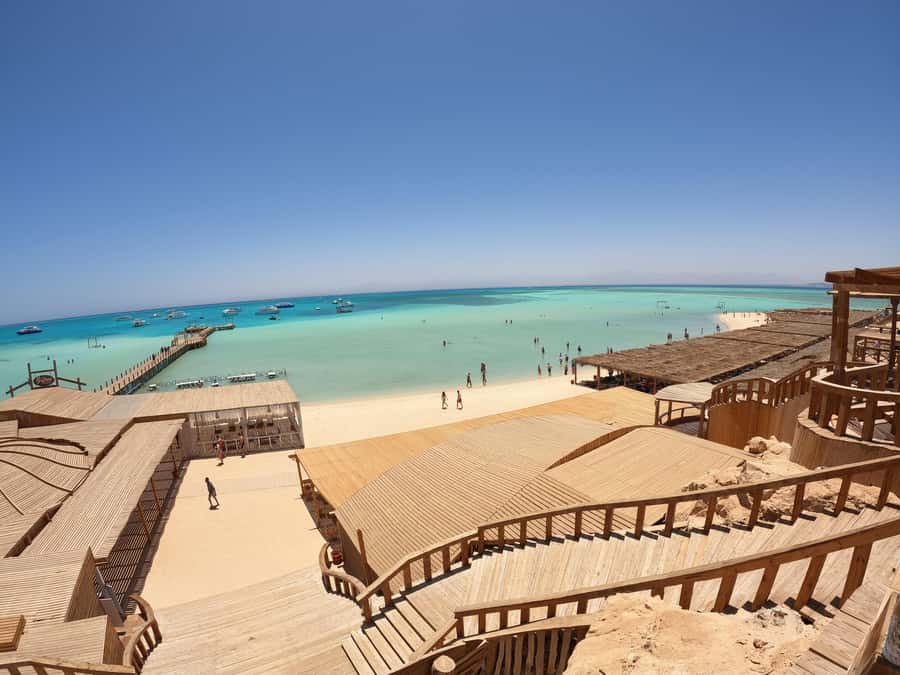 Hurghada: Luxury Cruise Trip to Orange Bay with Lunch - First reef session at Jazāir Jiftūn
