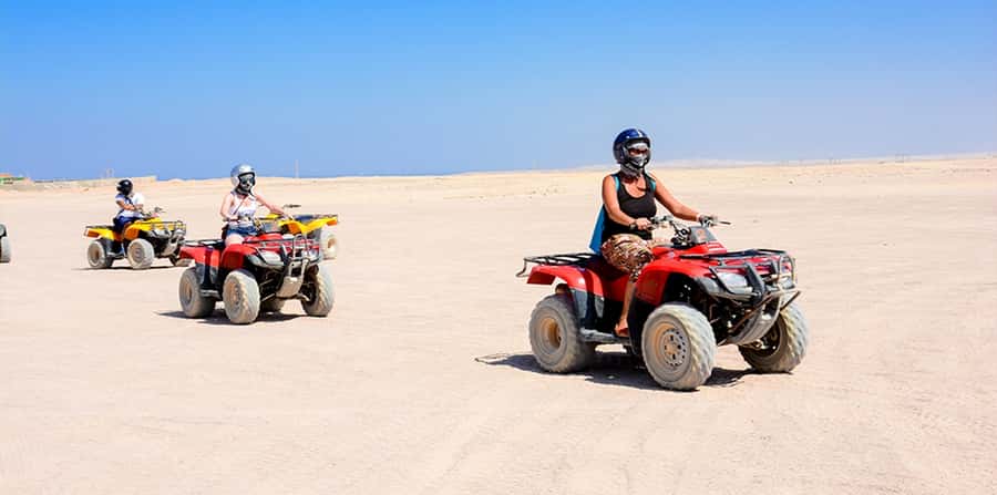 Hurghada: Morning Quad Bike Tour, Camel Ride and Transfer - Sunrise, morning, and evening choices