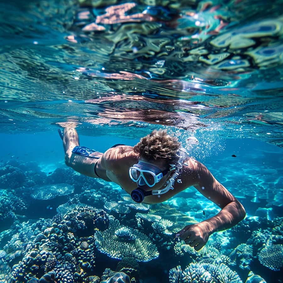Hurghada: Orange Bay Island Boat Trip w/ Breakfast and Lunch - The second snorkeling stop and what you may see