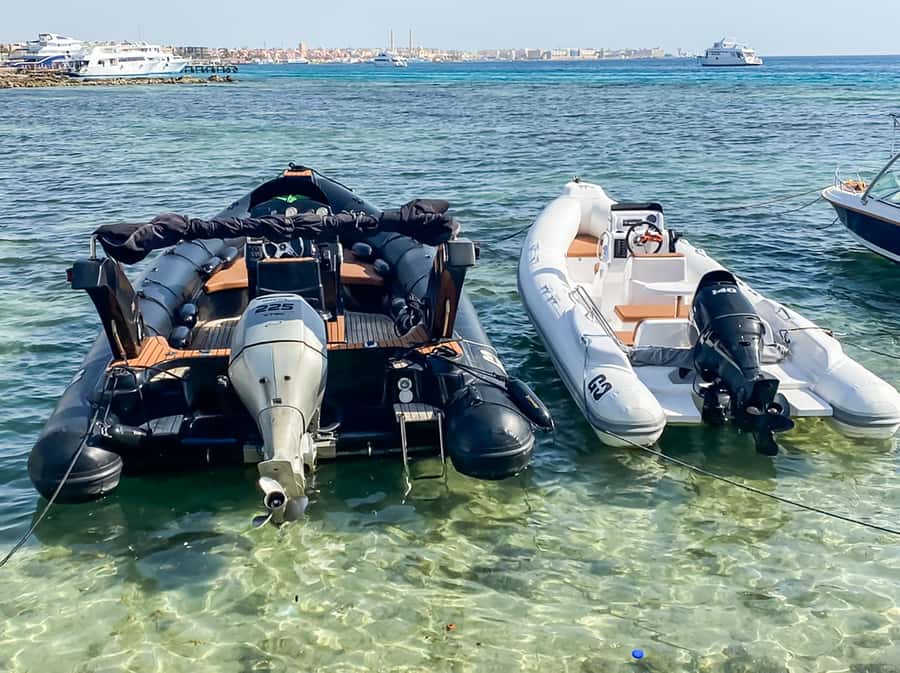 Hurghada: Orange Bay & Magawish Island Speedboat with Lunch - A fast start from Hurghada to the open Red Sea