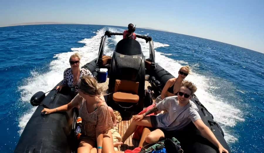 Hurghada: Private Speedboat to Dolphin House with Pickup - Key points at a glance
