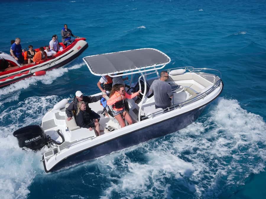 Hurghada: Private Speedboat to Orange Bay and White Island - White Island, Nemo Bay, and the changing sandbank