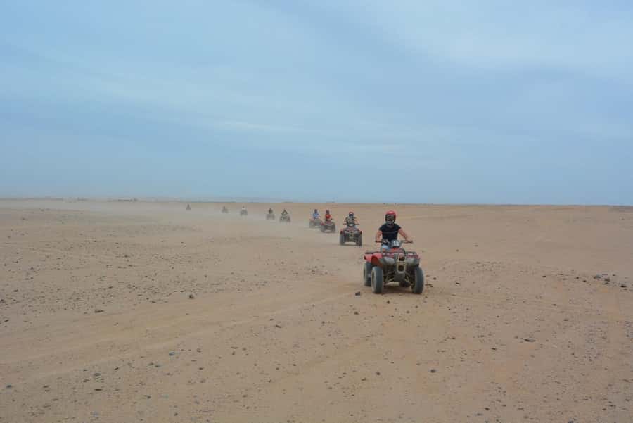 Hurghada: Quad and Buggy Safari with Dinner and Show - Fifteen minutes in the buggy