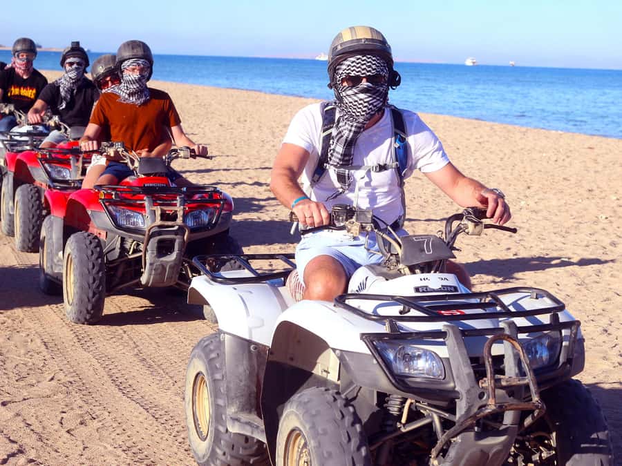 Hurghada: Quad Bike Tour of the Desert and Red Sea - Two hours across the Hurghada desert