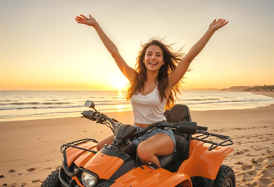 Hurghada: Quad Bike Tour of the Desert and Red Sea - Safety, pace, and riding ability