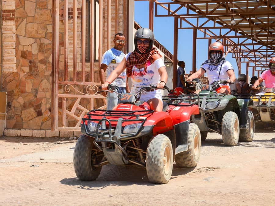 Hurghada: Quad Bike Tour of the Desert and Red Sea - Photos, extras, and possible sales pressure