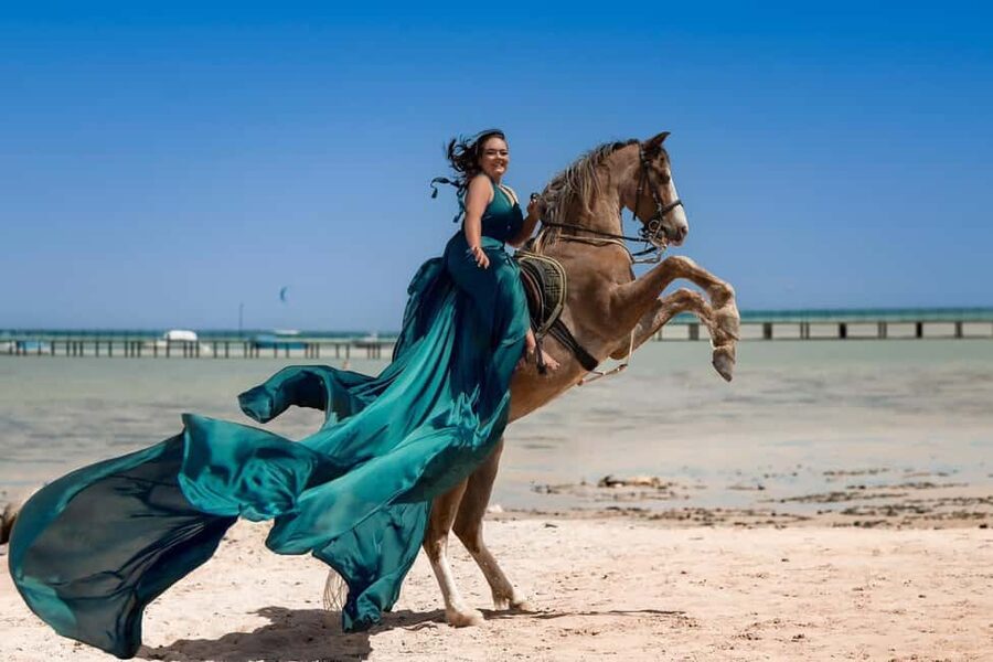 Hurghada: Red Sea & Desert Horse Riding Tour with Swimming - The Beach Ride Along the Red Sea