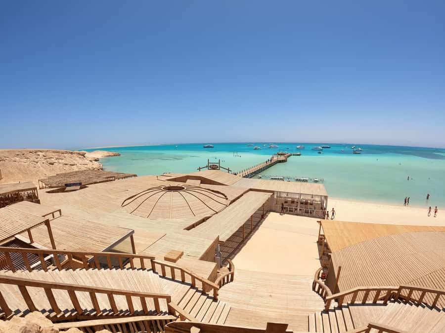Hurghada: Royal Luxury VIP Cruise to Orange Bay with Lunch - Small Giftun: your first reef stop