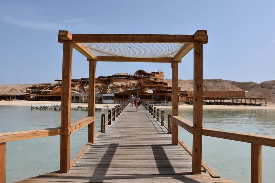 Hurghada: Royal Orange Bay with Massage, Snorkeling & Lunch - Banana boat fun, then time to slow down