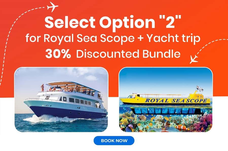 Hurghada: Royal Seascope Submarine Cruise with Snorkel Stop - From the marina to a nearby Hurghada reef