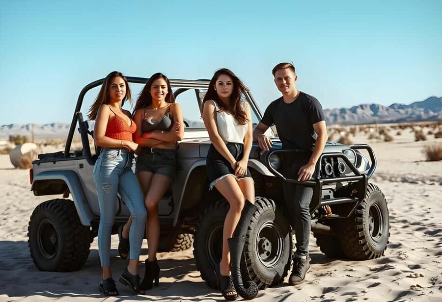 Hurghada: Sea and Mountains Quad or Buggy Family Tour - Camel riding, the panorama, and the desert pause