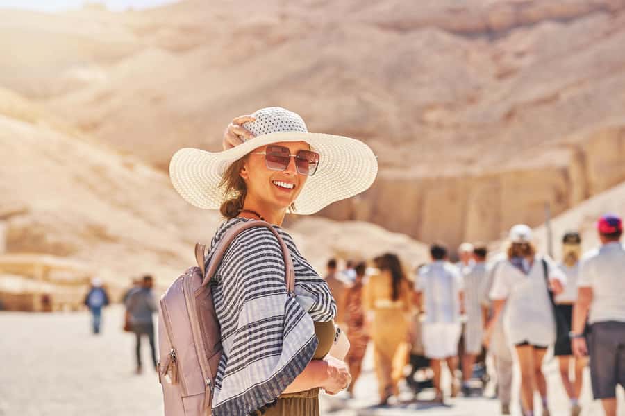 Hurghada: Small-Group Luxor Day Tour & Sunrise Balloon Ride - Valley of the Kings: tombs below the desert hills