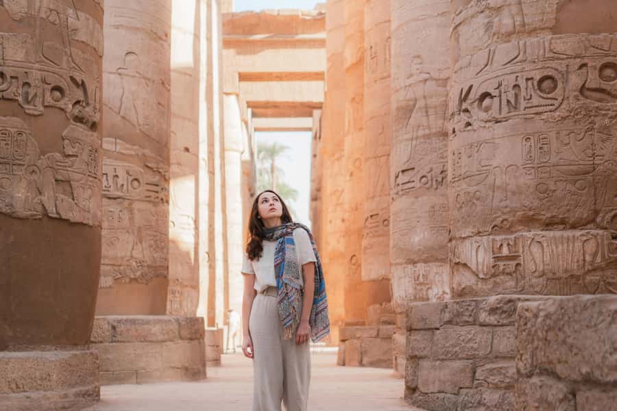 Hurghada: Valley of Kings Hatshepsut & Karnak Luxor Day Trip - The Valley of the Kings and three painted tombs