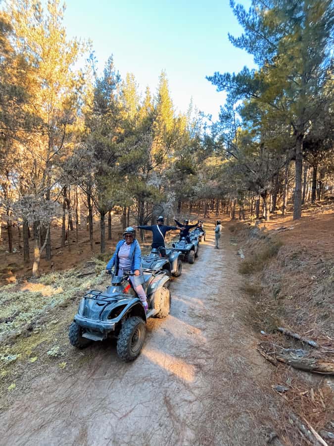 Knysna: Guided Quad Bike Tour in the Forest - Getting comfortable on the quad bike