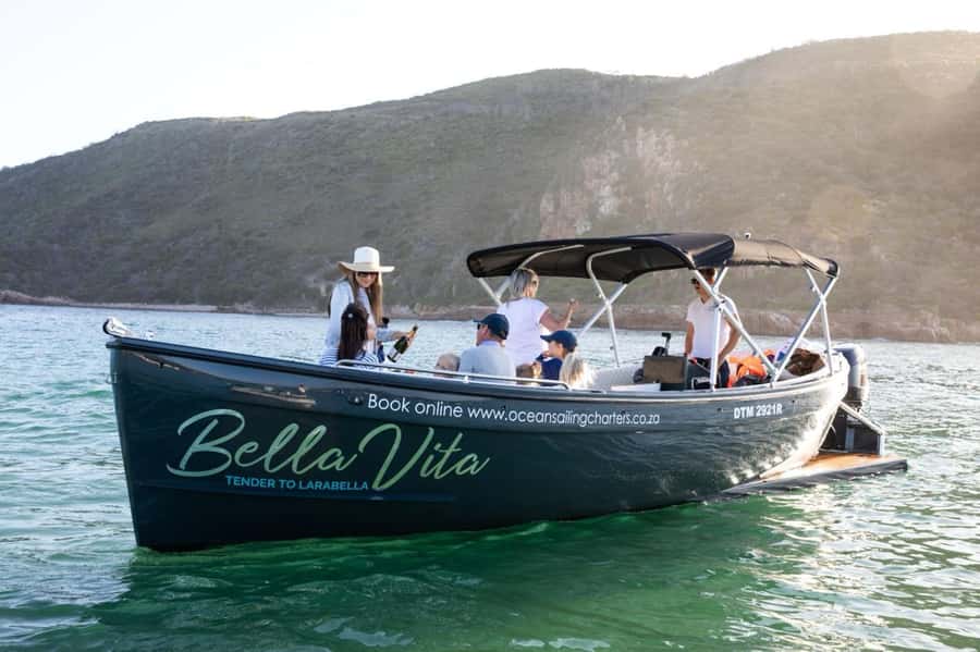 Knysna: Sunset Lagoon Cruise - Reaching the Knysna Heads as the light fades
