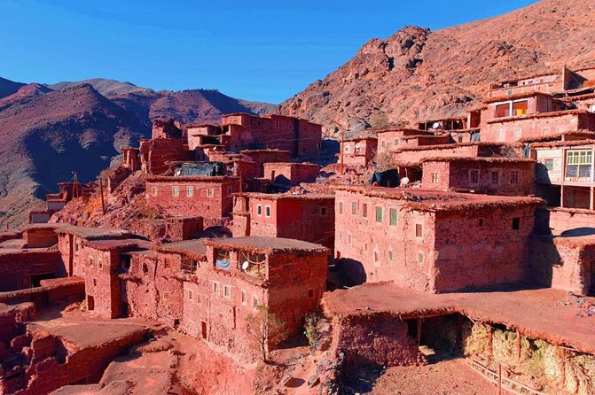 Lunch in the High Atlas: Ourika Valley Waterfalls & 3 Valleys - Sunset over Agafay’s stony hills