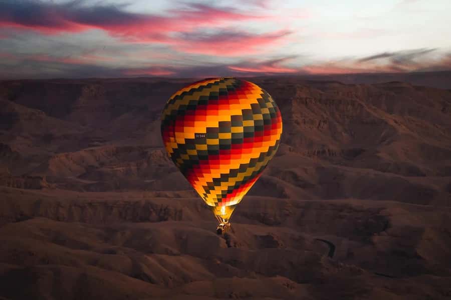 Luxor: Hot Air Balloon Ride over Luxor Relics - The launch site: busy, practical, and not polished