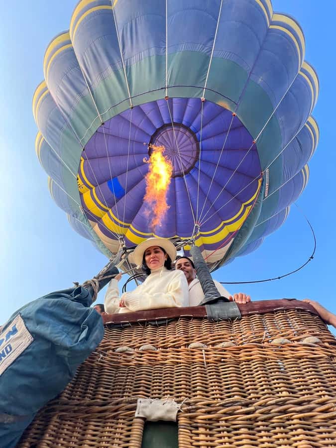 Luxor: Hot Air Balloon Ride over Luxor Relics - Basket size matters more than you might expect