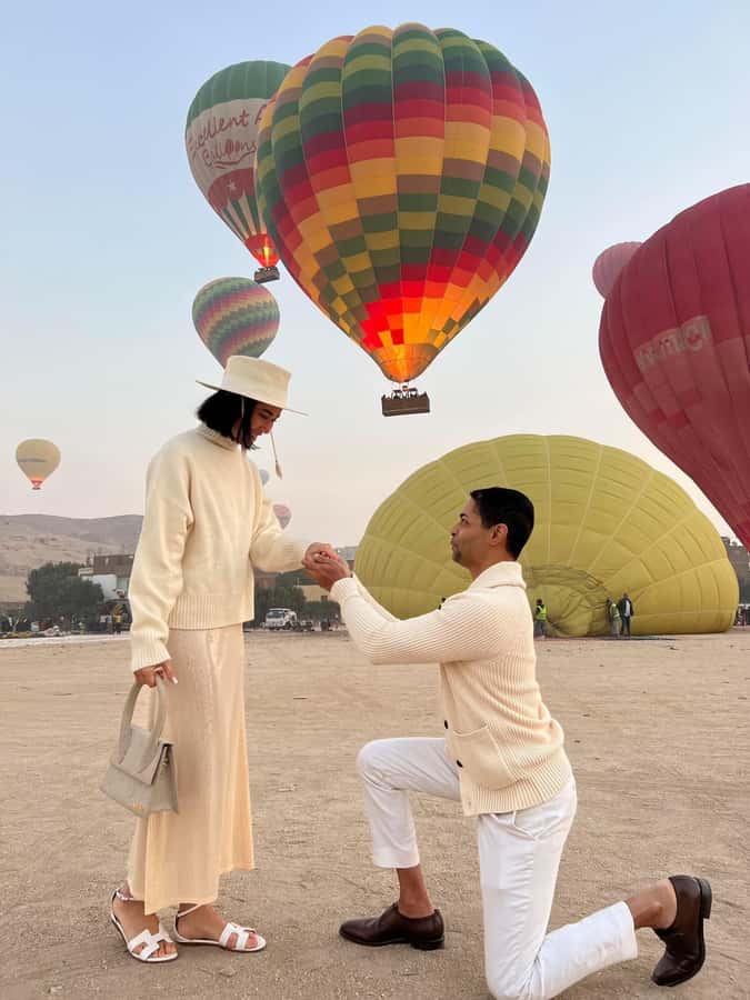 Luxor: Hot Air Balloon Ride over Luxor Relics - Pilot skill, landing, and the flight certificate