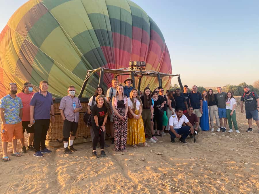 Luxor: West Bank Hot Air Balloon Ride with Hotel Pickup - The view from 30 minutes in the air