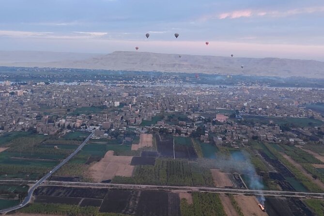 Luxury Sunrise Balloon Ride in Luxor with Hotel Pickup - What you see during the 30-minute flight