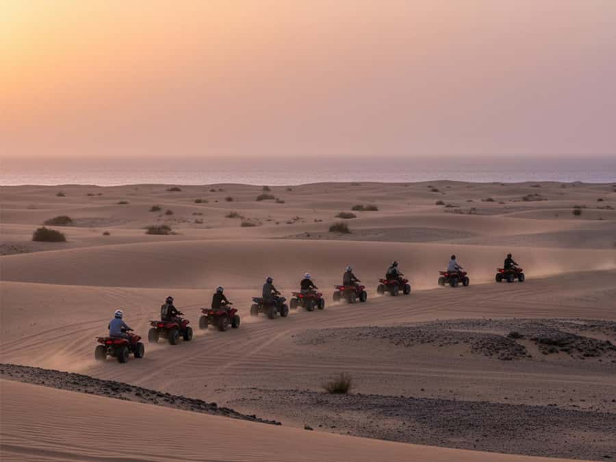 Makadi Bay: 2H Quad Bike, Camel, Stargazing, Dinner & Show - Leaving the hotel for the Red Sea desert