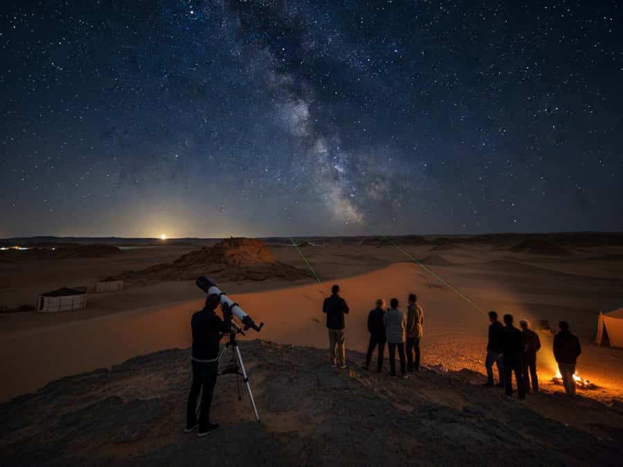 Makadi Bay: 2H Quad Bike, Camel, Stargazing, Dinner & Show - The quad station starts with safety, not speed