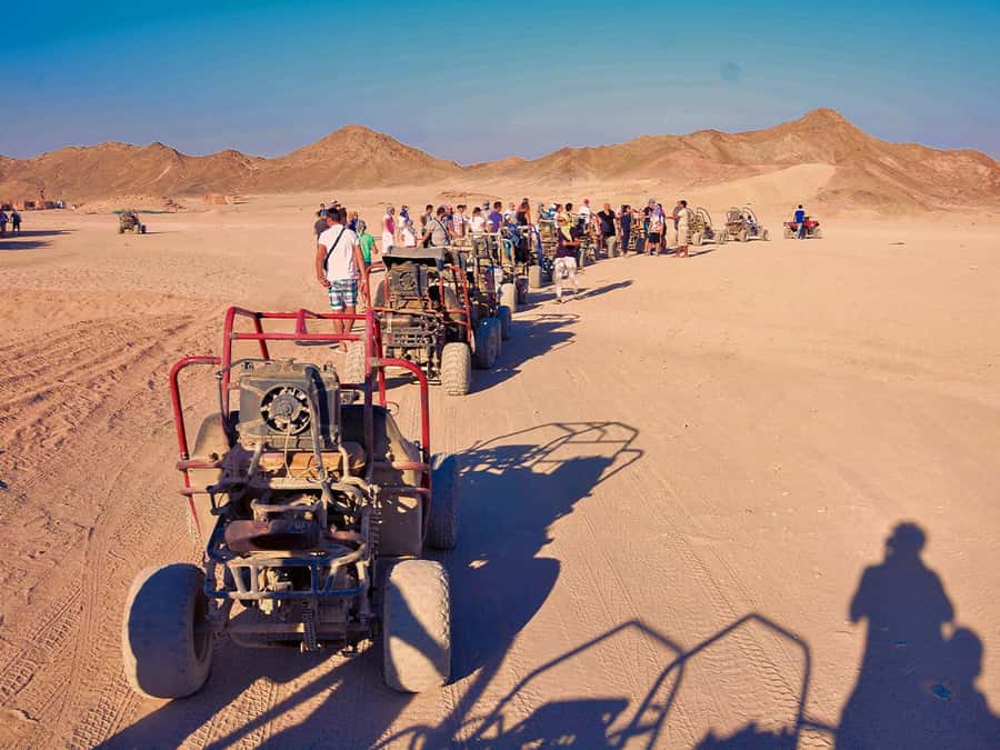 Makadi Bay: ATV, Sea View, Camel, Stargazing, Dinner & Show - Desert, mountain, and coastal terrain over two hours