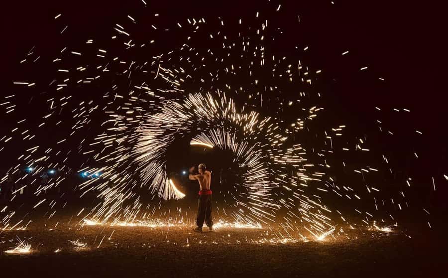 Marrakech: Agafay Desert Camel Ride, Dinner, Fire Show - A camel ride across rocky Agafay