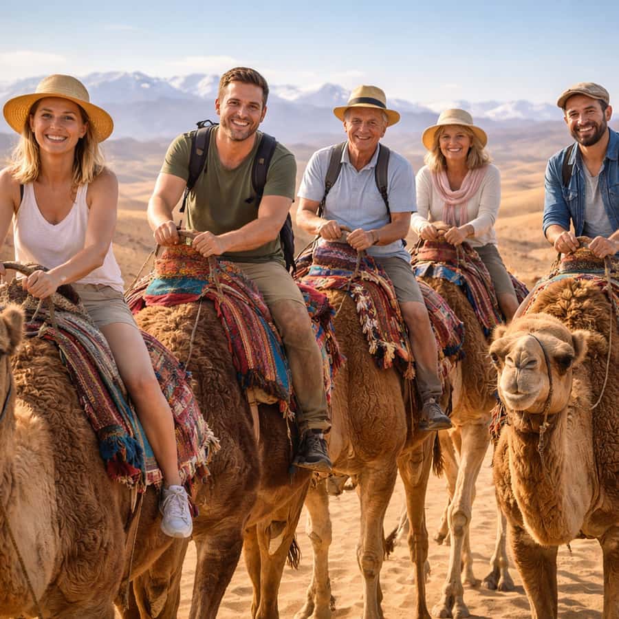 Marrakech: Agafay Desert Camel Ride & Quad with Dinner Show - Key points at a glance