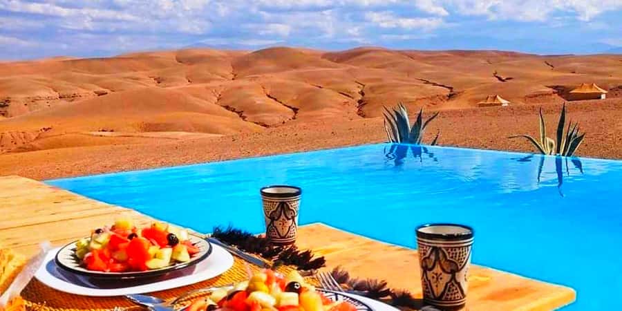 Marrakech: Agafay Desert Camp Lunch with Camel Ride and Pool - Optional quad biking and how it changes the day