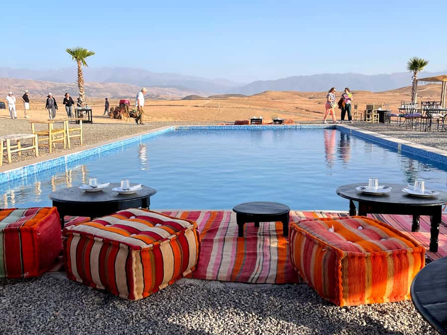 Marrakech: Agafay Desert, Lunch, Camel Ride, & Swimming Pool - Leaving Marrakech for the Agafay hills