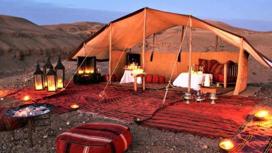 Marrakech: Agafay Desert Magic Sunset Dinner & Live Show - The argan oil cooperative stop