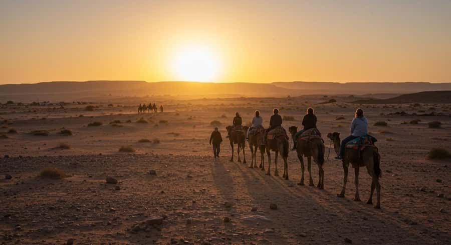 Marrakech: Agafay Desert Quad Bike & Camel Ride with Dinner - Music, Berber dancing, and the fire show