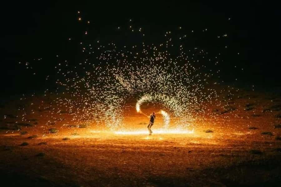 Marrakech: Agafay Desert Quad Biking, Camel Ride Fire Show - Moroccan dinner under Berber tents