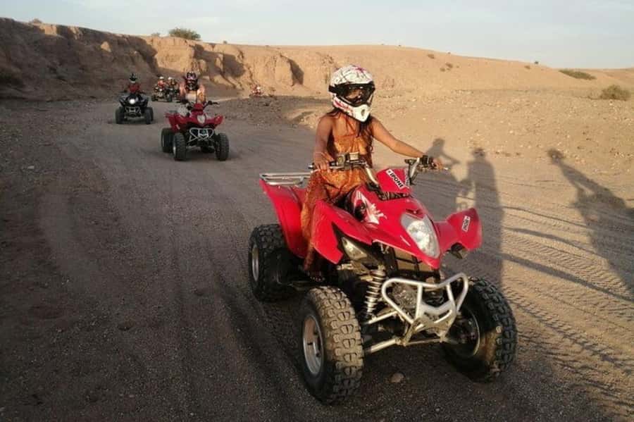 Marrakech: Agafay Desert Quad Biking & Dinner Show - Agafay is a stone desert, not the Sahara