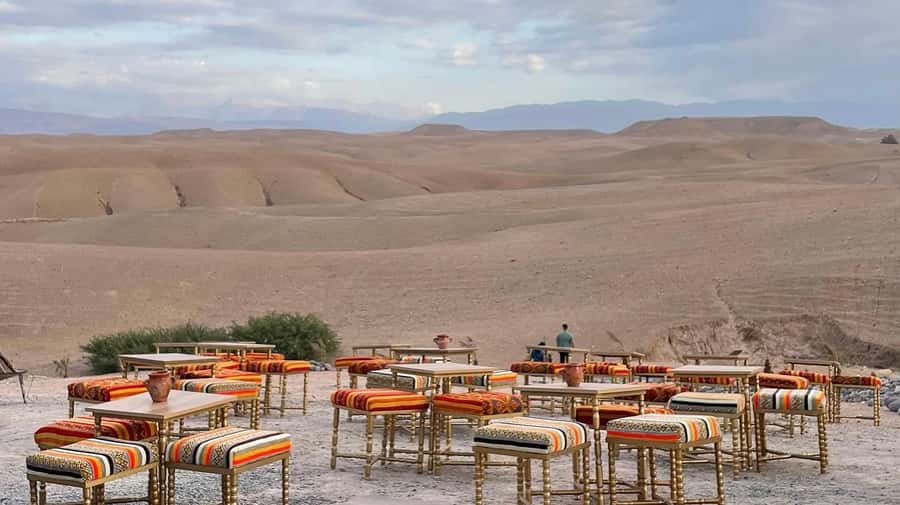 Marrakech: Agafay Desert Quad, Camel or Pool Day with Lunch - Two pools and mint tea provide the first pause