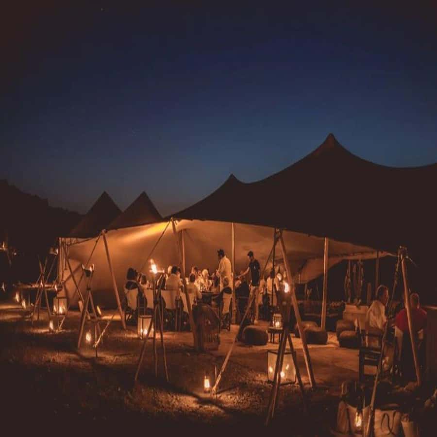 Marrakech: Agafay Desert Quad & Camel Rides with Dinner Show - Quad biking across Agafay’s rocky ground