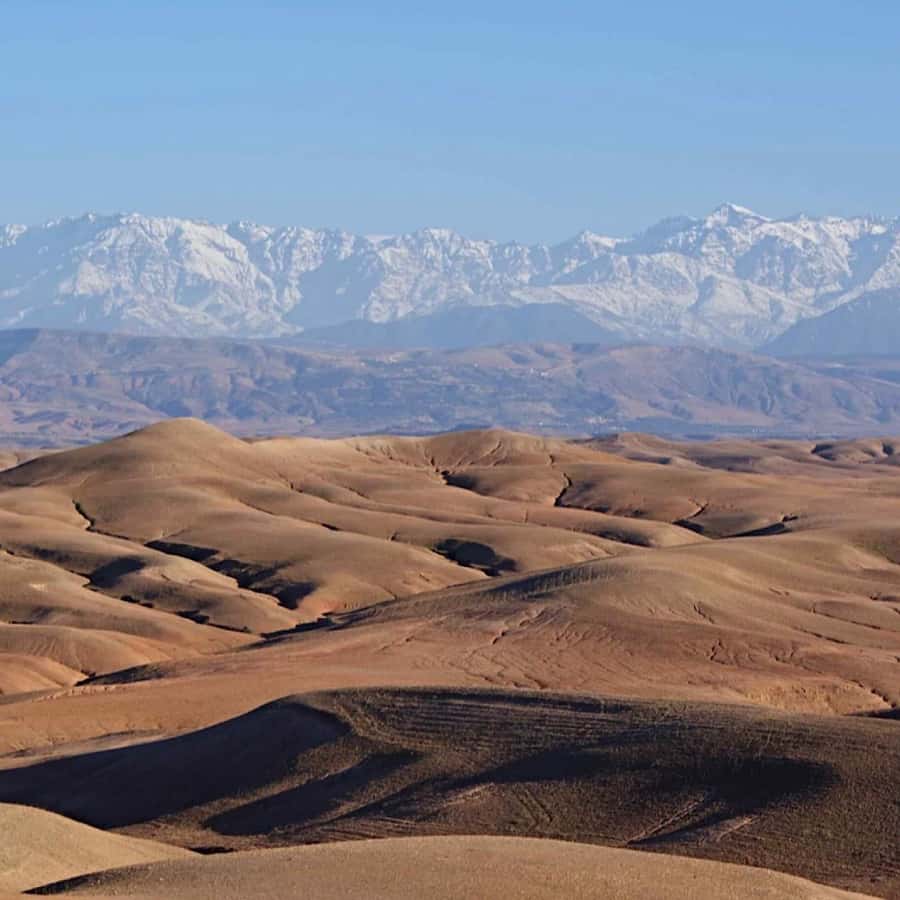 Marrakech: Agafay Desert Quad & Camel Rides with Dinner Show - From Marrakech to the desert by minibus