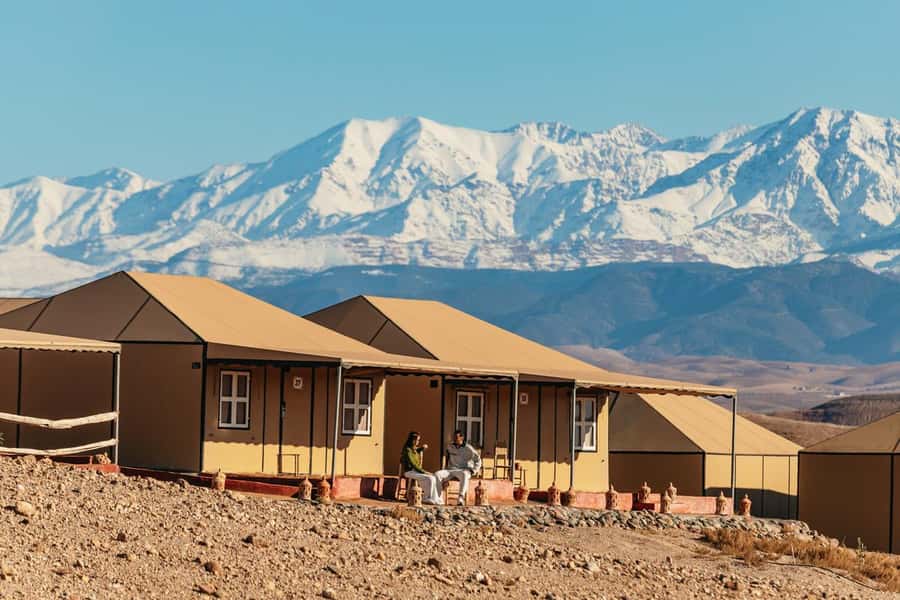Marrakech: Agafay Desert Retreat, Tent, Dinner, Show & Pool - Key points at a glance