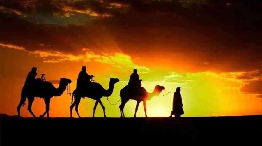Marrakech: Agafay Desert Sunset, Camel Ride, Dinner and Show - The camel ride at golden hour