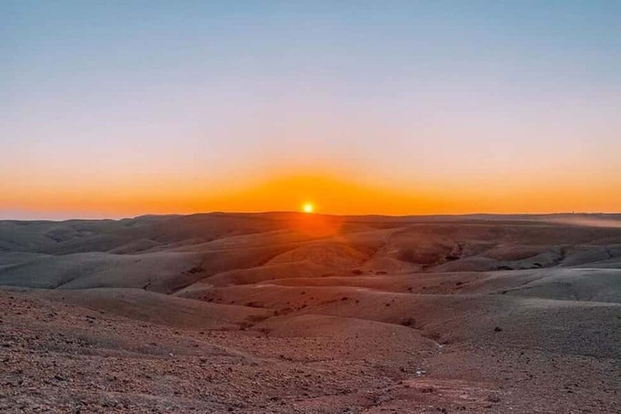 Marrakech: Agafay Desert Sunset, Camel Ride, Dinner and Show - Berber music, campfire, and the fire show