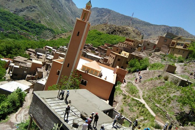 Marrakech: Atlas Mountains 4 Valleys, Waterfalls and Camel Ride - A Berber lunch with a mountain view