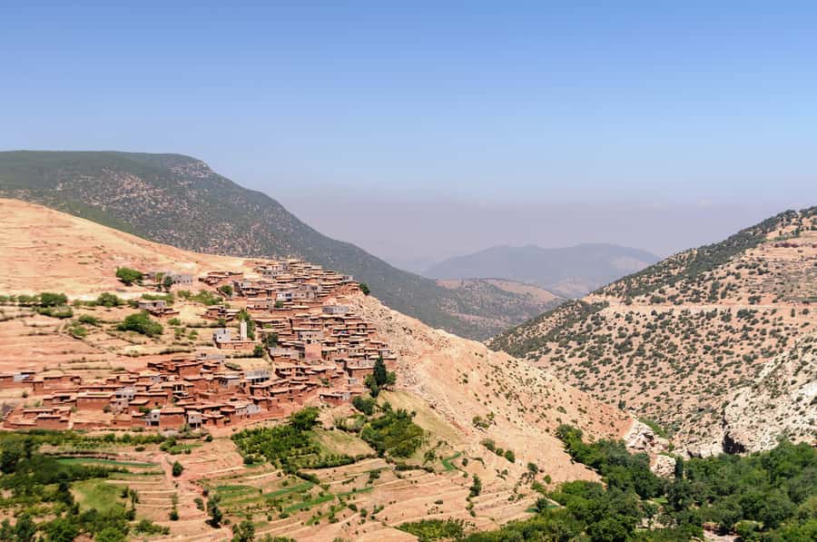 Marrakech: Atlas Mountains & Agafay Desert Tour w Camel Ride - A Berber lunch above the Imlil Valley