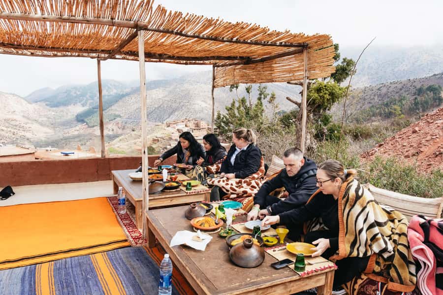 Marrakech: Atlas Mountains and 5 Valleys Day Tour with Lunch - The drive to Ourika Valley and the argan cooperative