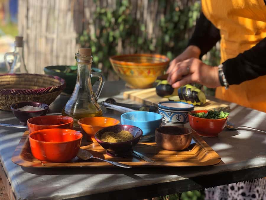 Marrakech: Atlas Mountains Cooking Class with Berber Family - Cooking with a mother, aunt, or grandmother