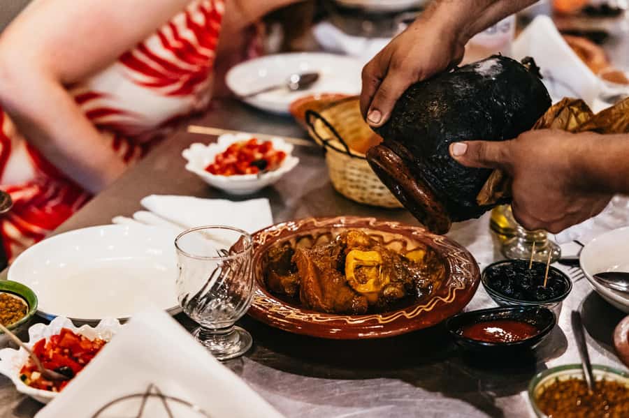 Marrakech: Authentic Moroccan Food Walking Tour & Dinner - The first tastings: sweets, tea, and Moroccan comfort food