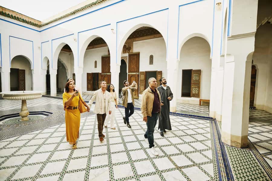 Marrakech: Bahia Palace, Saadian Tombs & Top Highlights Tour - Tinsmiths Square and the working Medina