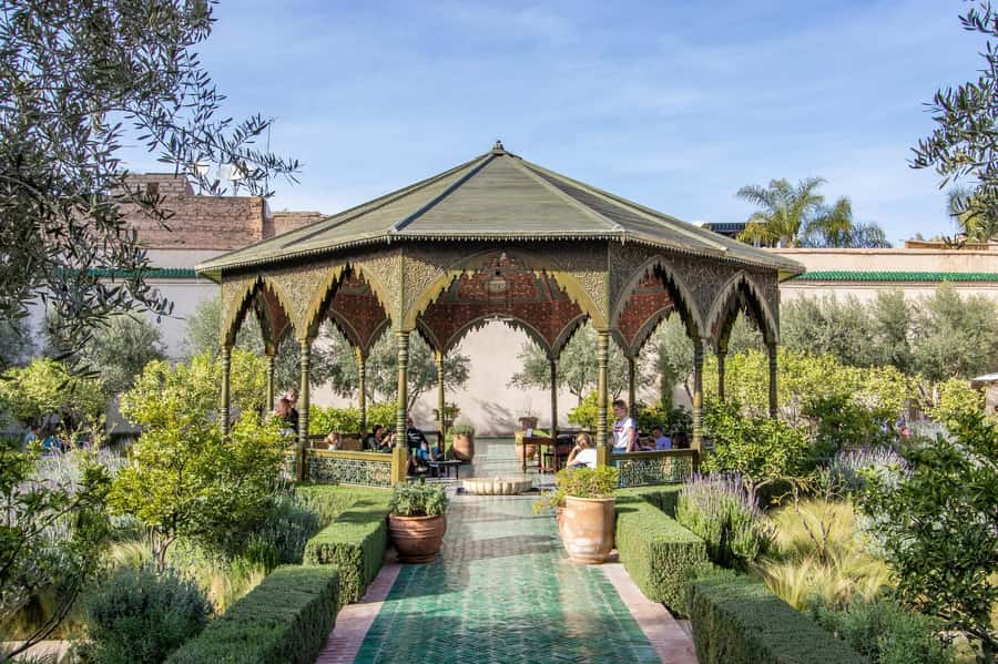 Marrakech: Ben Youssef Medersa, Le Jardin Secret & Souk Tour - Koutoubia and the walk back