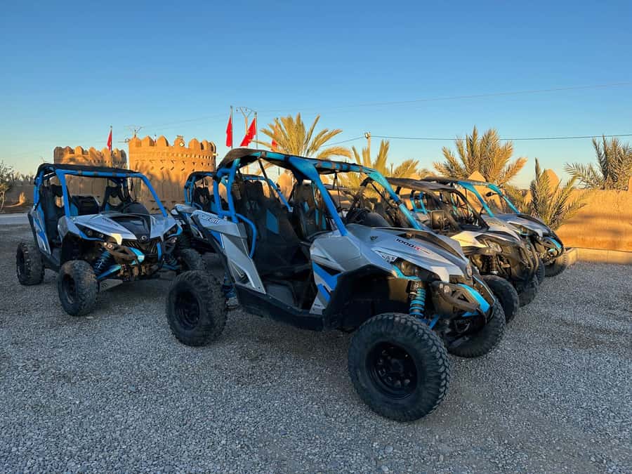 Marrakech : Buggy ride & desert tours in Agafay Desert - Getting comfortable in a two-person buggy